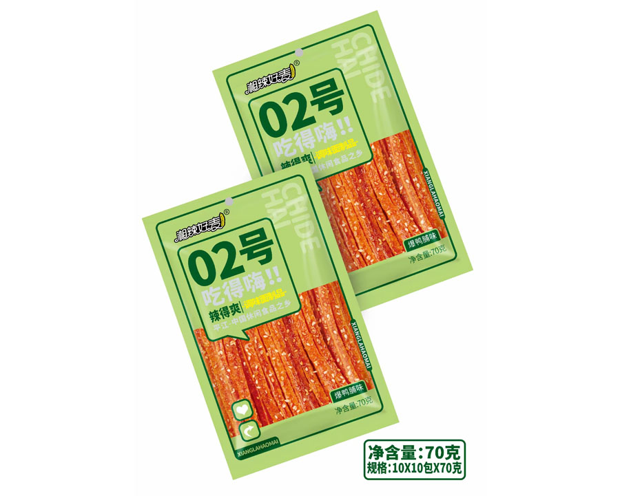 吃得嗨（湘辣好麥）02號 爆鴨脯味